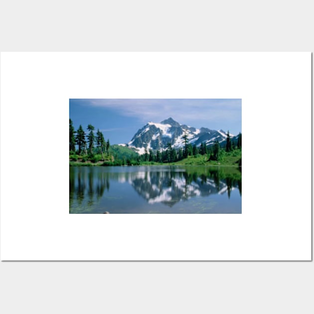 Mt Shuksan Northern Cascade Mountains Wall Art by RhysDawson